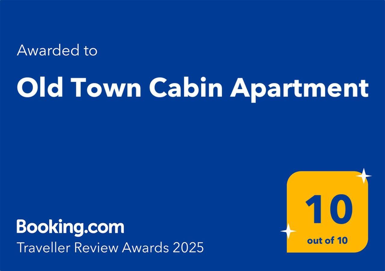 Old Town Cabin Apartment Zagreb Eksteriør bilde